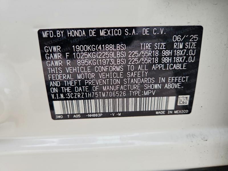 2026 Honda Hr-v exl