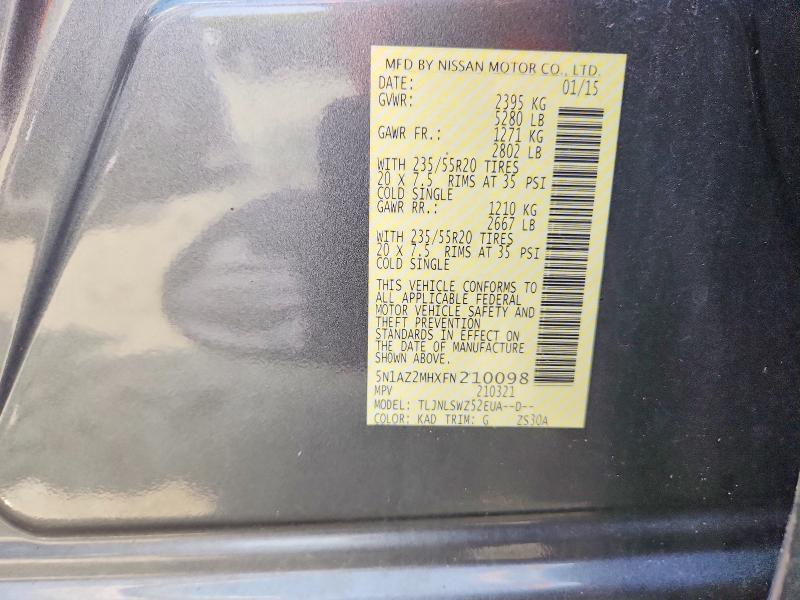 2015 Nissan Murano Platinum