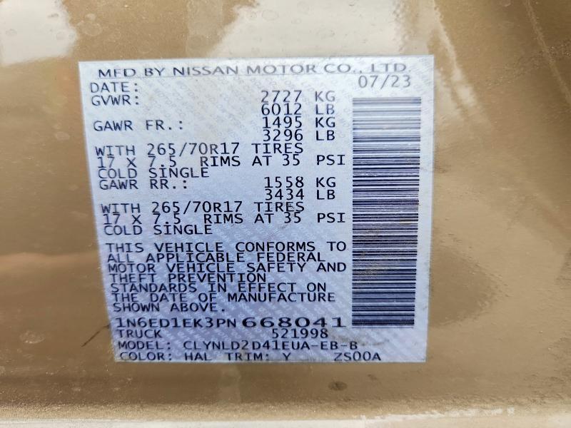 2023 Nissan Frontier PRO-4X