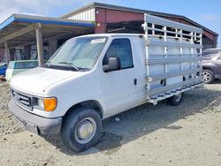 Salvage trucks for sale at American Canyon, CA auction: 2005 Ford E350 Delivery Van