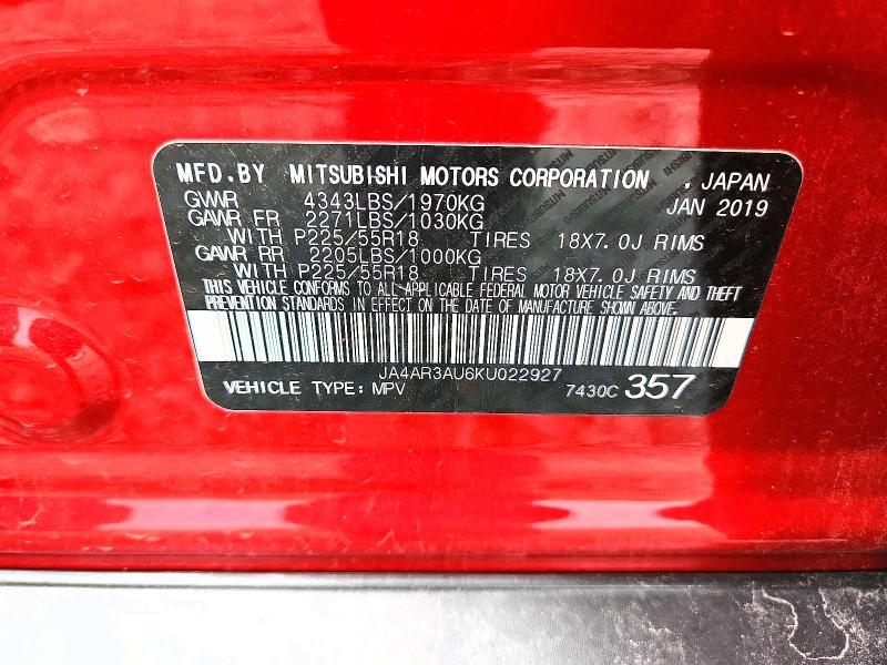2019 Mitsubishi Outlander Sport es