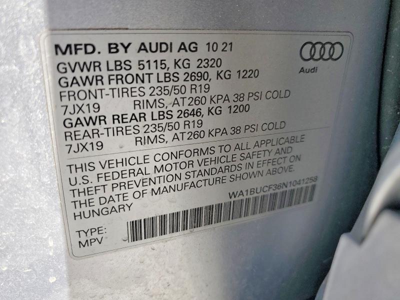 2022 Audi Q3 Premium Plus 40