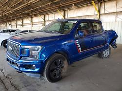 Salvage trucks for sale at Phoenix, AZ auction: 2018 Ford F150 Supercrew