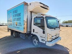 Isuzu salvage cars for sale: 2015 Isuzu Nqr Refrigerated box Truck