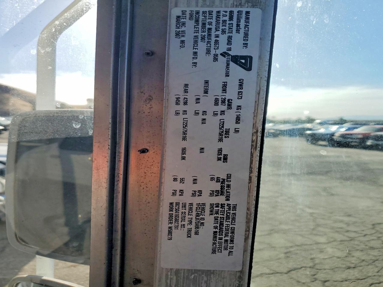 2007 Ford Econoline E450 Super Duty Commercial STR