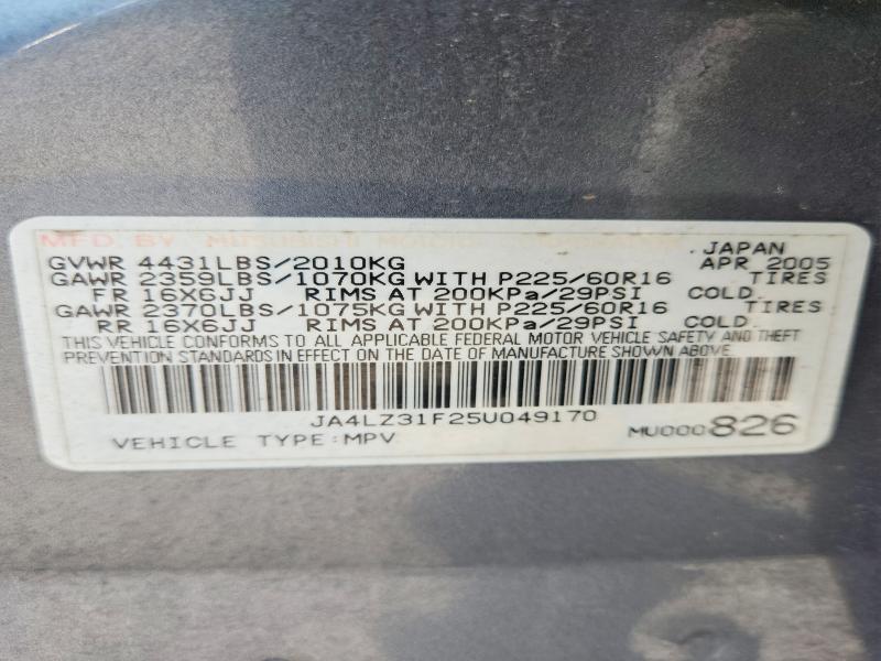 2005 Mitsubishi Outlander ls