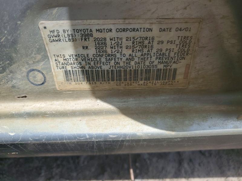 2001 Toyota Rav4 Base