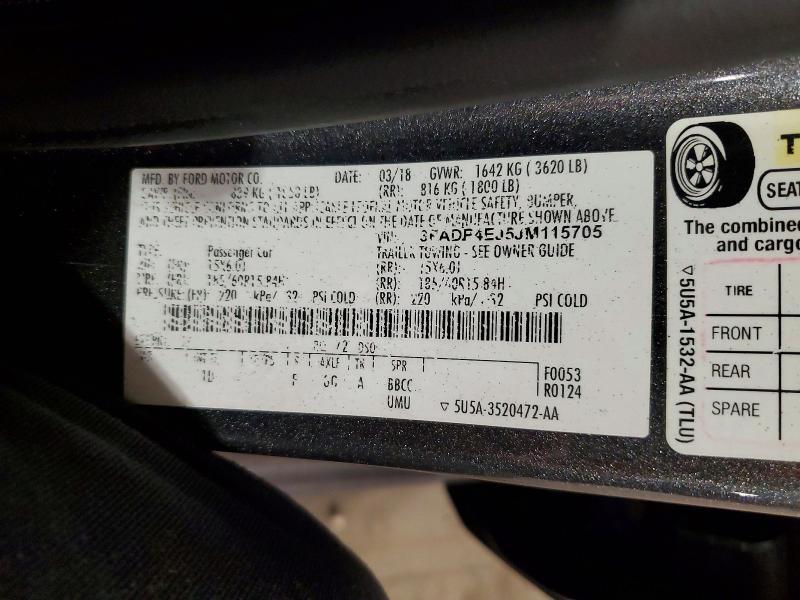 2018 Ford Fiesta se