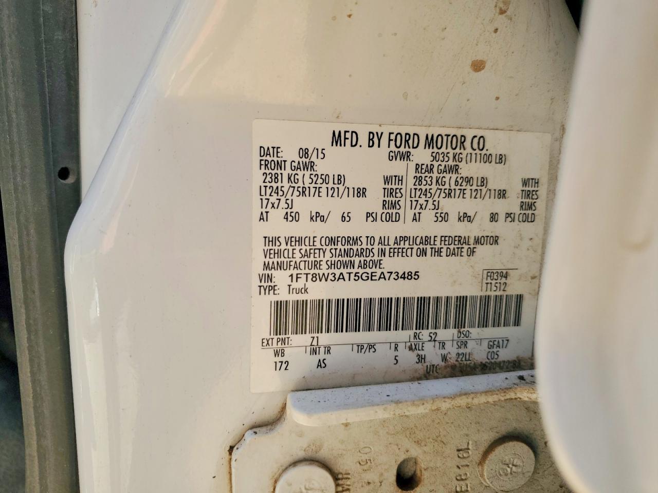 2016 Ford F350 Super Duty