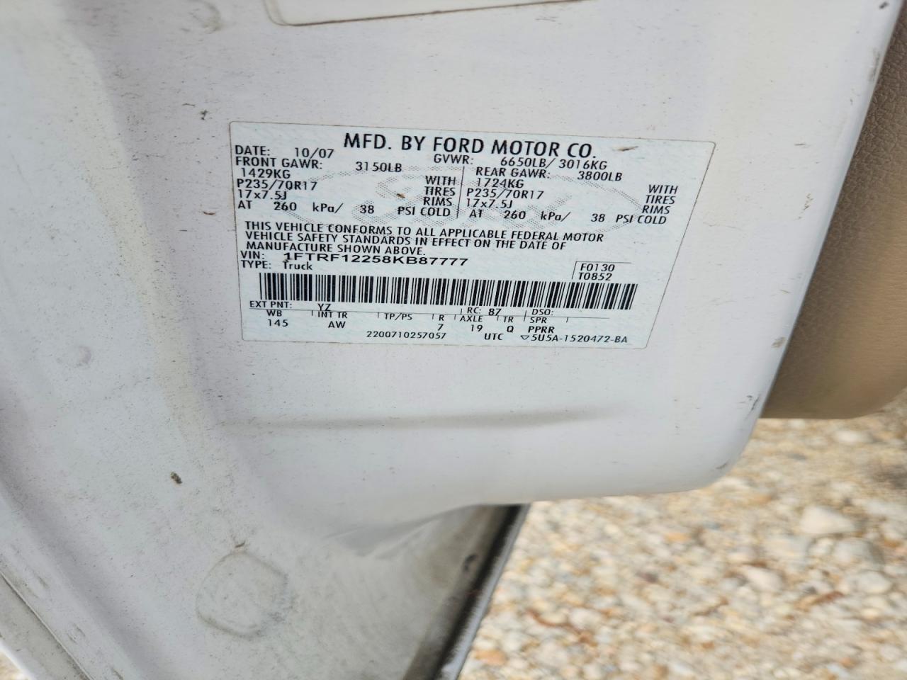 2008 Ford F150