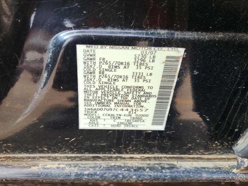 2007 Nissan Frontier SE