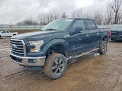 Salvage cars for sale from Copart Davison, MI: 2015 Ford F150 Supercrew