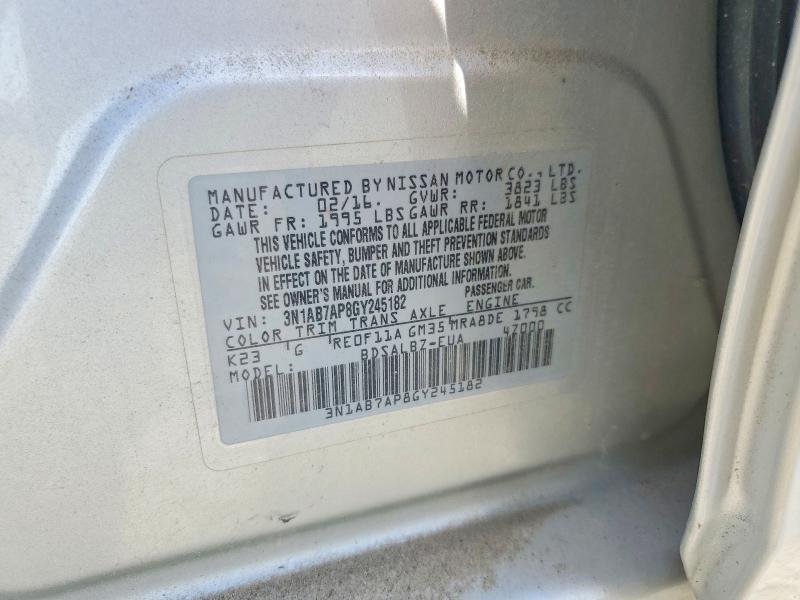 2016 Nissan Sentra s
