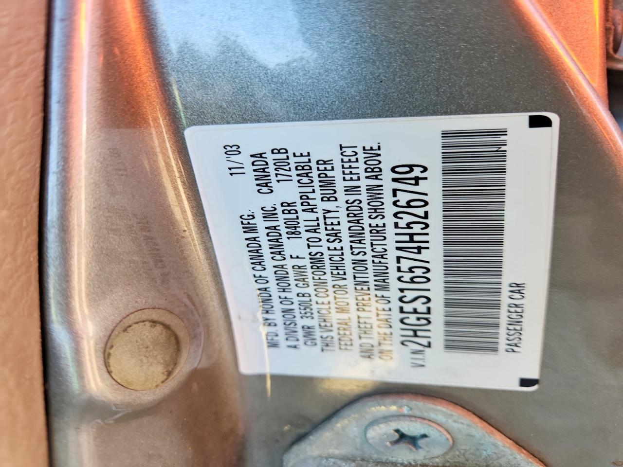 2004 Honda Civic lx