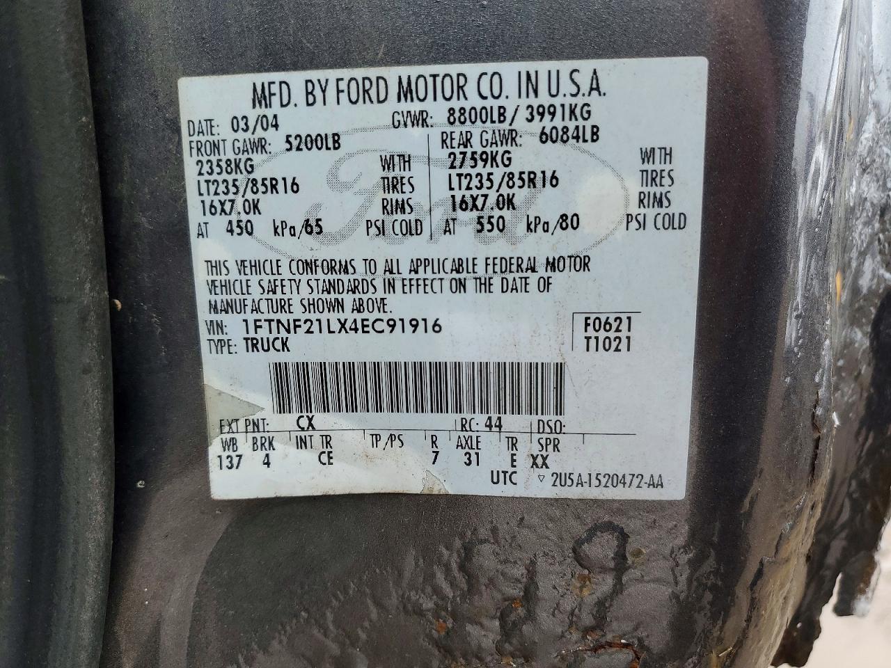 2004 Ford F250 Super Duty