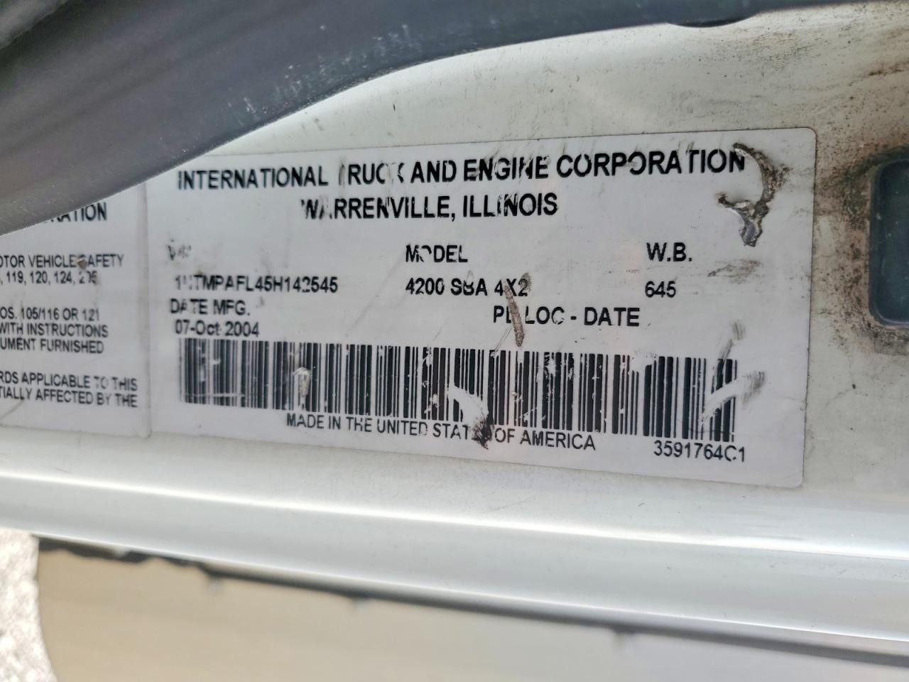 2005 International 4000 4200