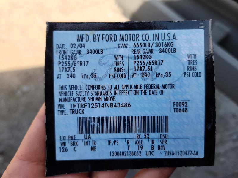 2004 Ford F150