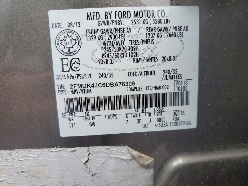 2013 Ford Edge sel