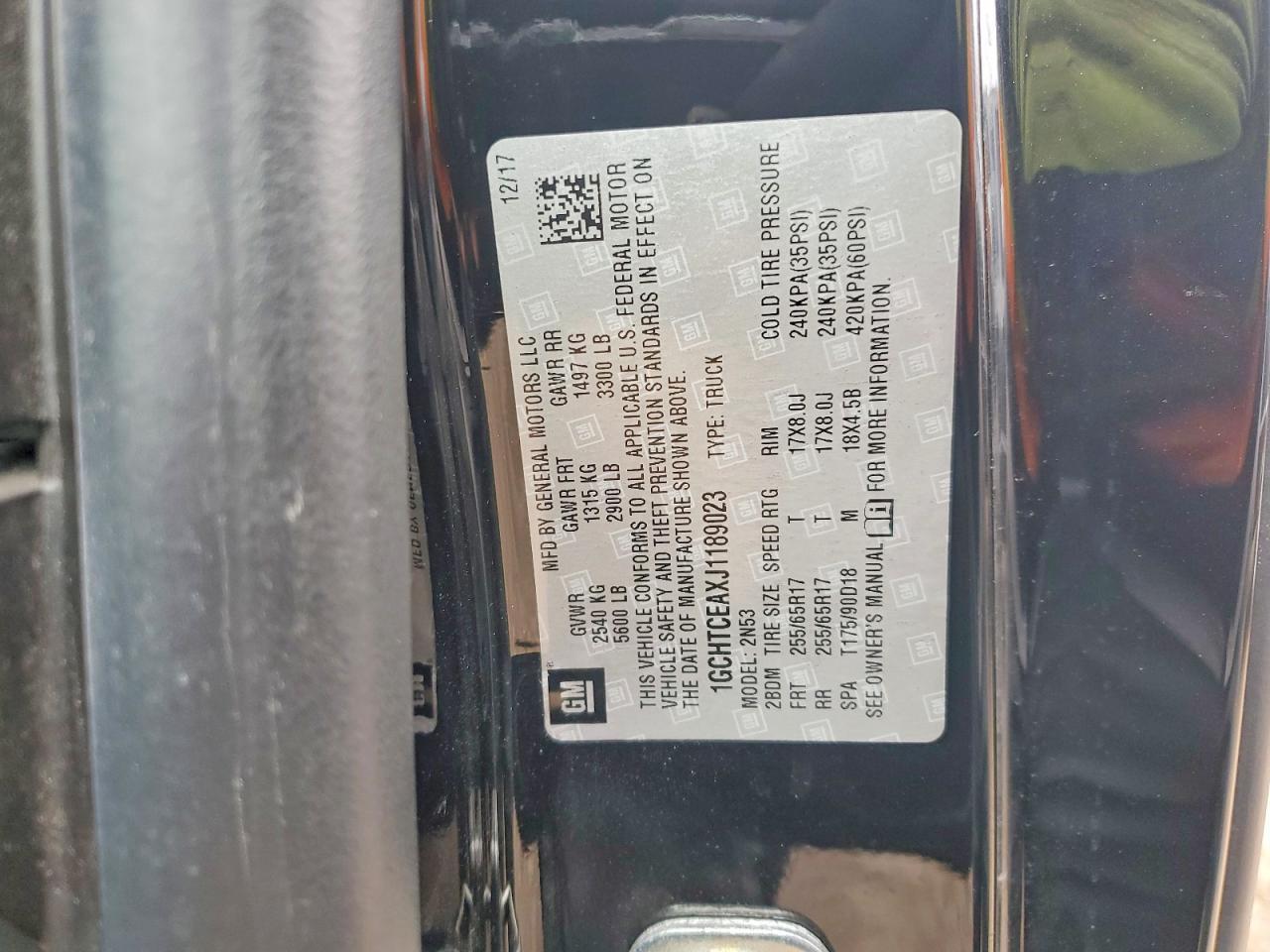 2018 Chevrolet Colorado LT