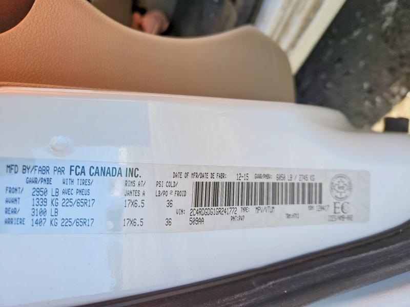 2016 Dodge Grand Caravan Crew