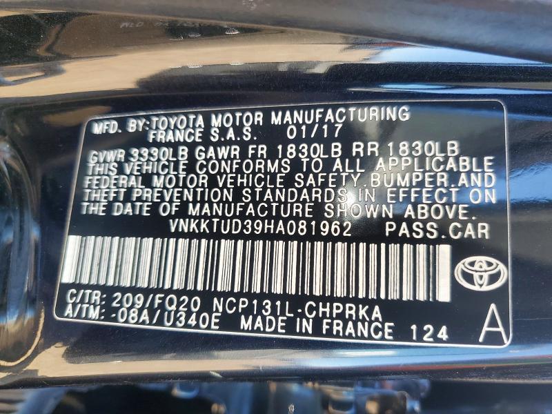 2017 Toyota Yaris 5-door l Fleet