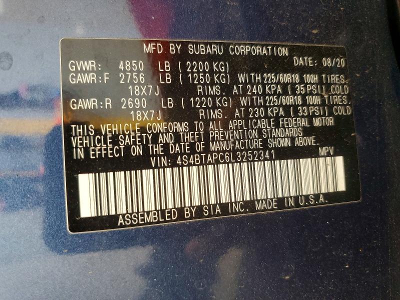 2020 Subaru Outback Touring