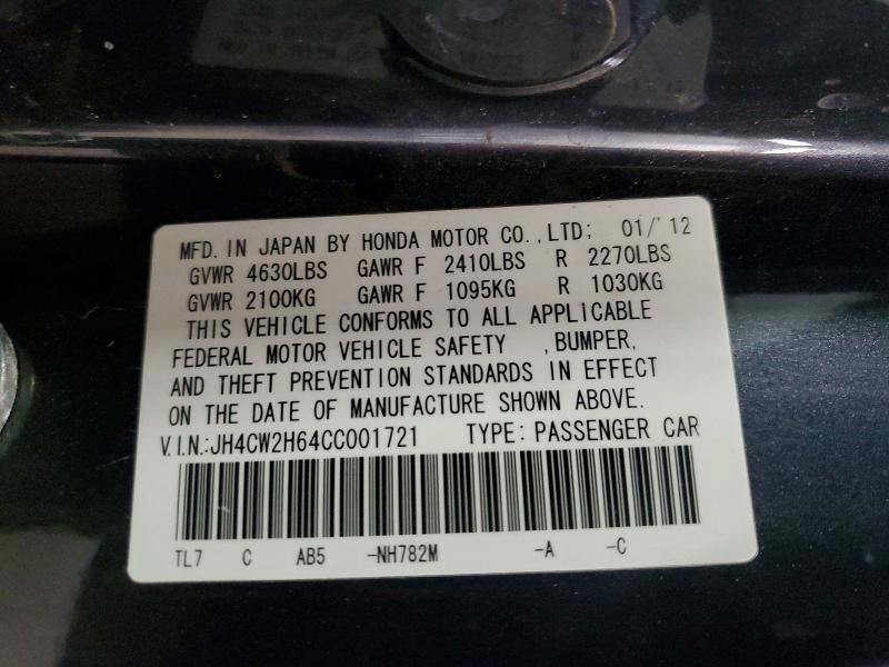 2012 Acura Tsx Tech