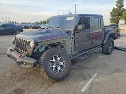 Salvage trucks for sale at Rancho Cucamonga, CA auction: 2021 Jeep Gladiator Rubicon