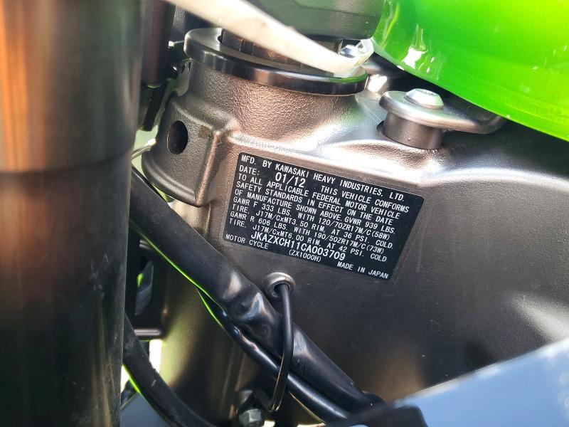2012 Kawasaki ZX1000 H