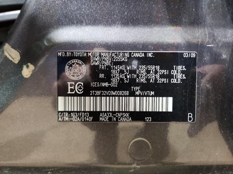 2009 Toyota Rav4 Sport