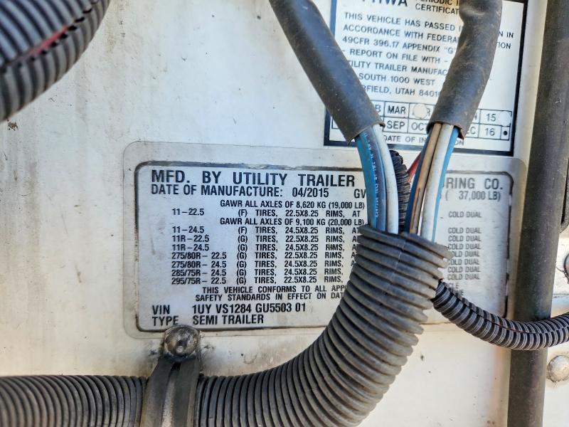 2016 Utility Refrigerated Van Trailer