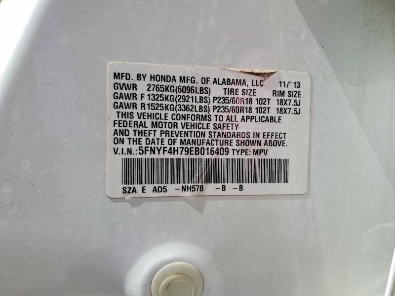 2014 Honda Pilot Exln