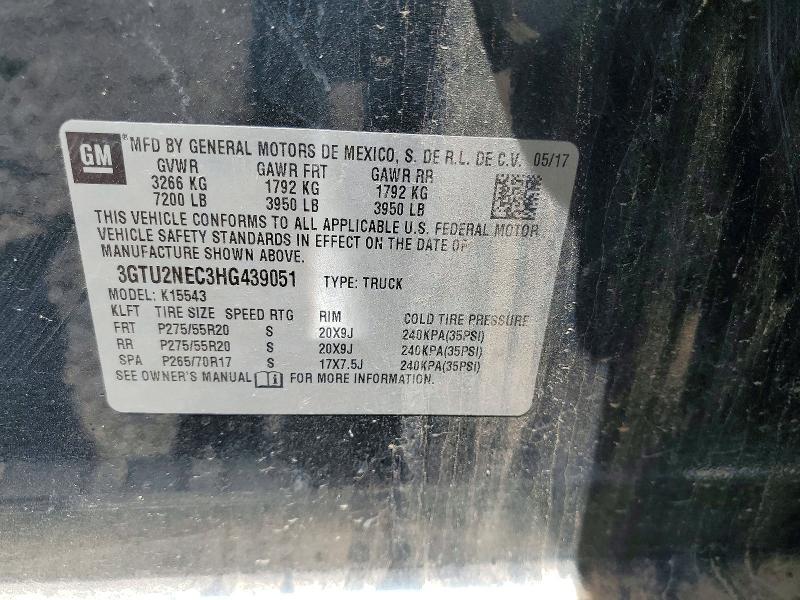 2017 GMC Sierra K1500 SLT
