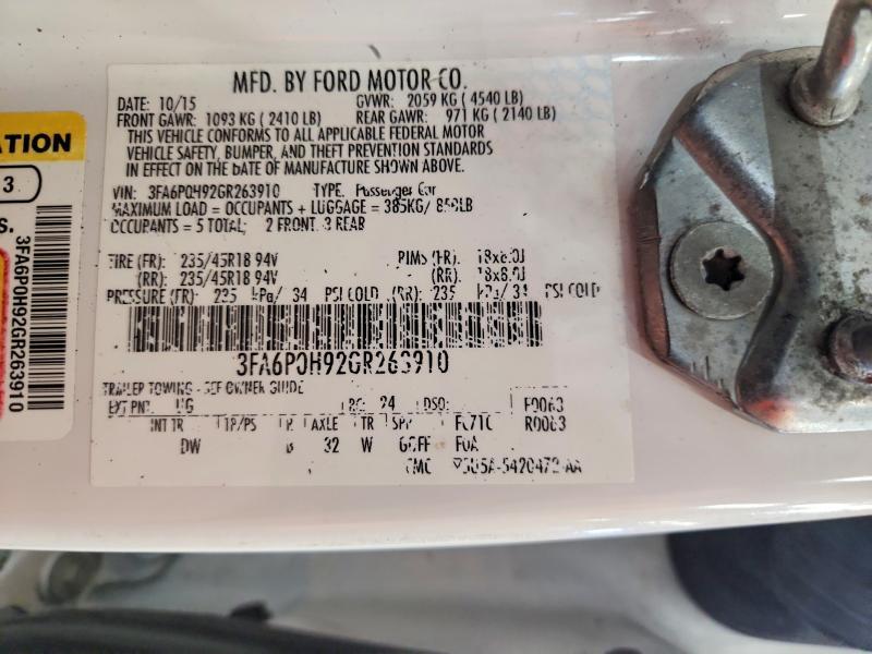 2016 Ford Fusion se