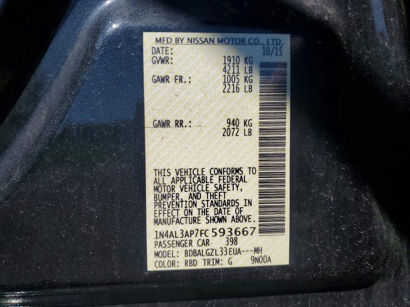 2015 Nissan Altima 2.5 s