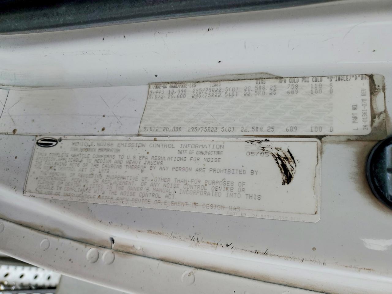 2006 Sterling AT 9500