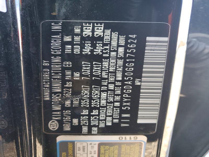 2016 KIA Sorento lx V6