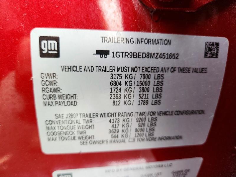 2021 GMC Sierra K1500 SLE