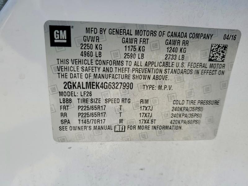 2016 GMC Terrain sle