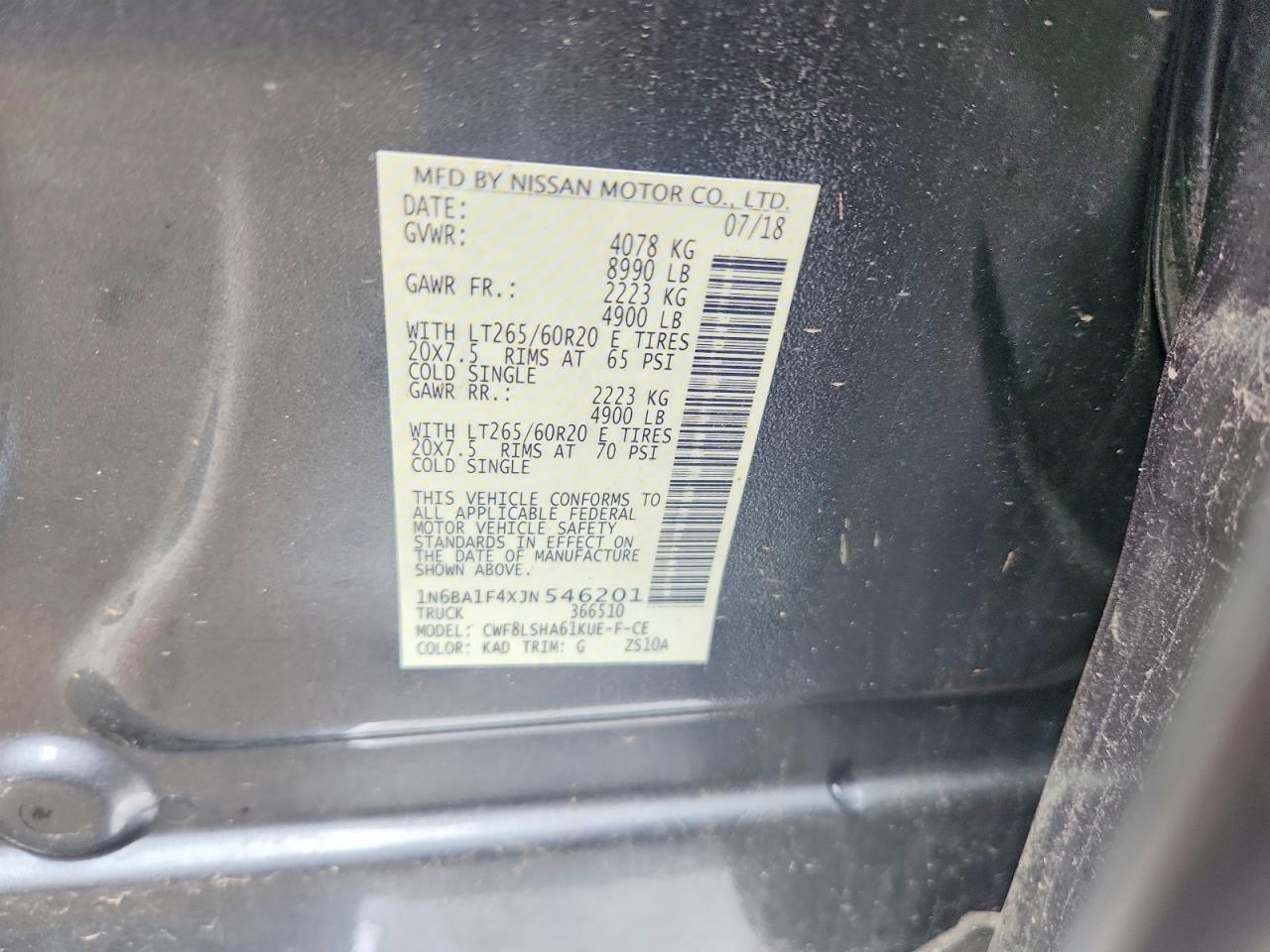 2018 Nissan Titan XD SV