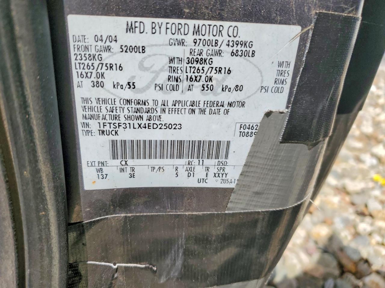 2004 Ford F350 SRW Super Duty