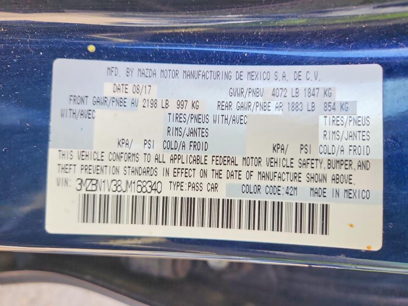 2018 Mazda 3 Touring