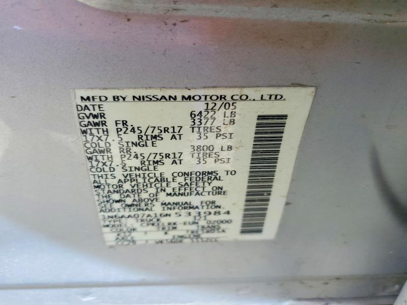 2006 Nissan Titan XE