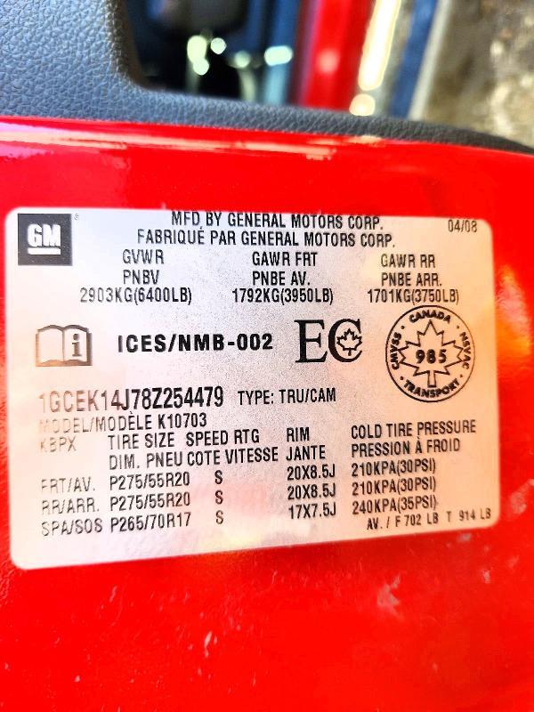 2008 Chevrolet Silverado K1500