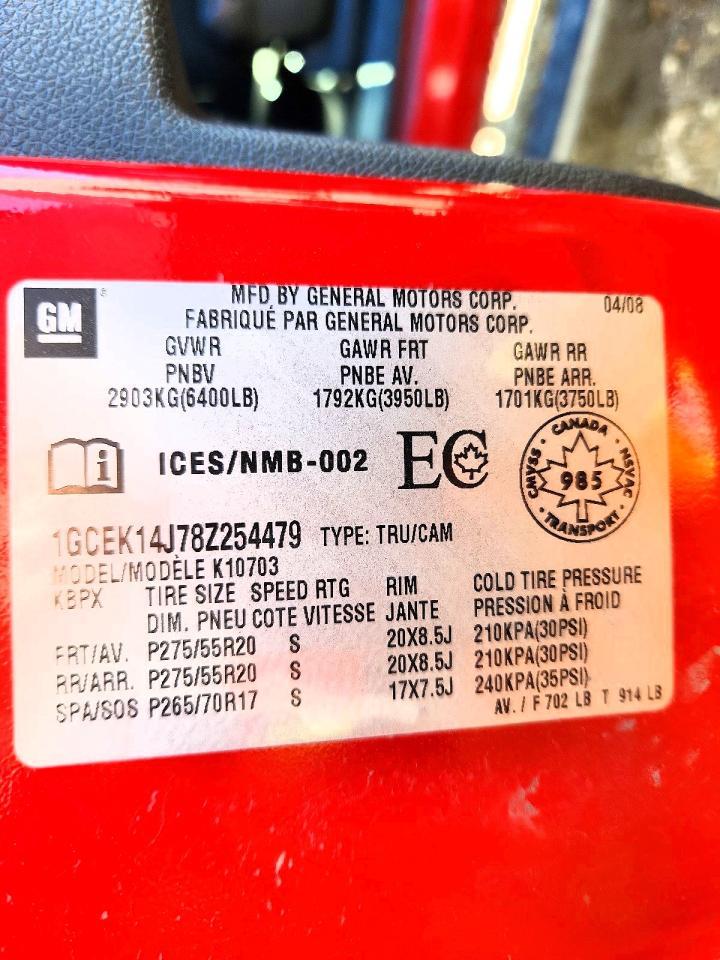 2008 Chevrolet Silverado K1500