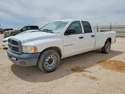 Salvage trucks for sale at Andrews, TX auction: 2003 Dodge RAM 1500 ST