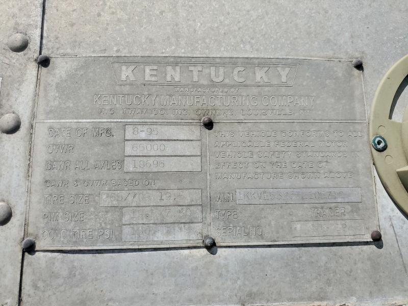 1996 Kentucky 1995 Kentucky dry van Trailer