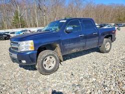 Salvage trucks for sale at West Warren, MA auction: 2011 Chevrolet Silverado K1500 LT