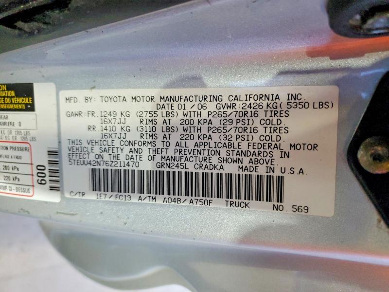 2006 Toyota Tacoma Access cab