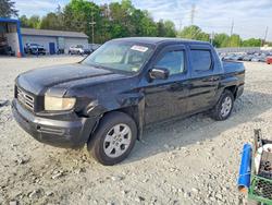 Salvage trucks for sale at Mebane, NC auction: 2007 Honda Ridgeline RTL
